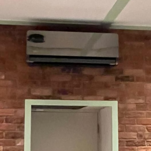 Air conditioning unit on a wall