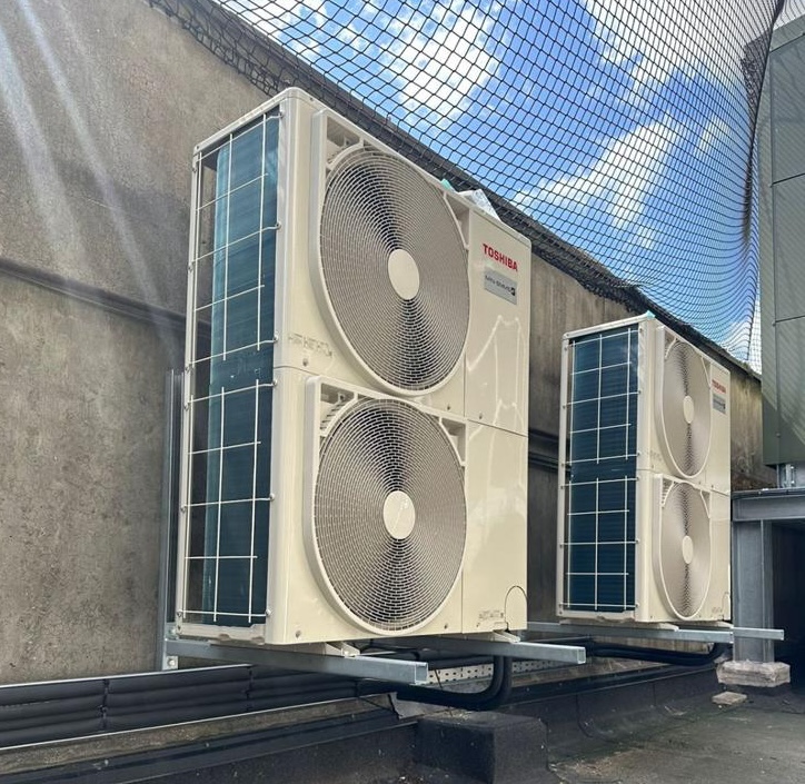 Air conditioning units on a commercial business